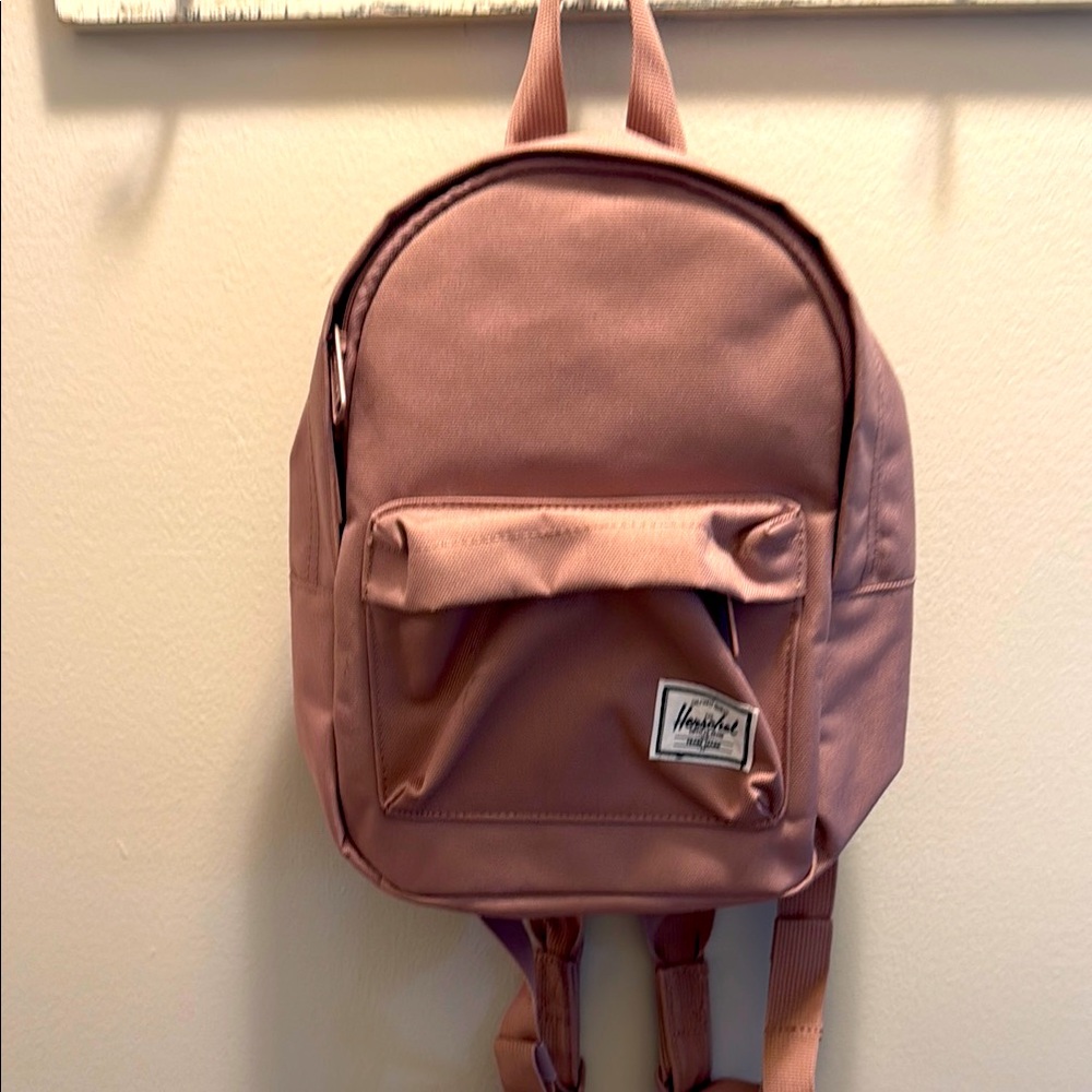 Herschel Supply Co Backpack Mid Volume Adult or Kids Pink Rose Adjustable Straps - Picture 1 of 9